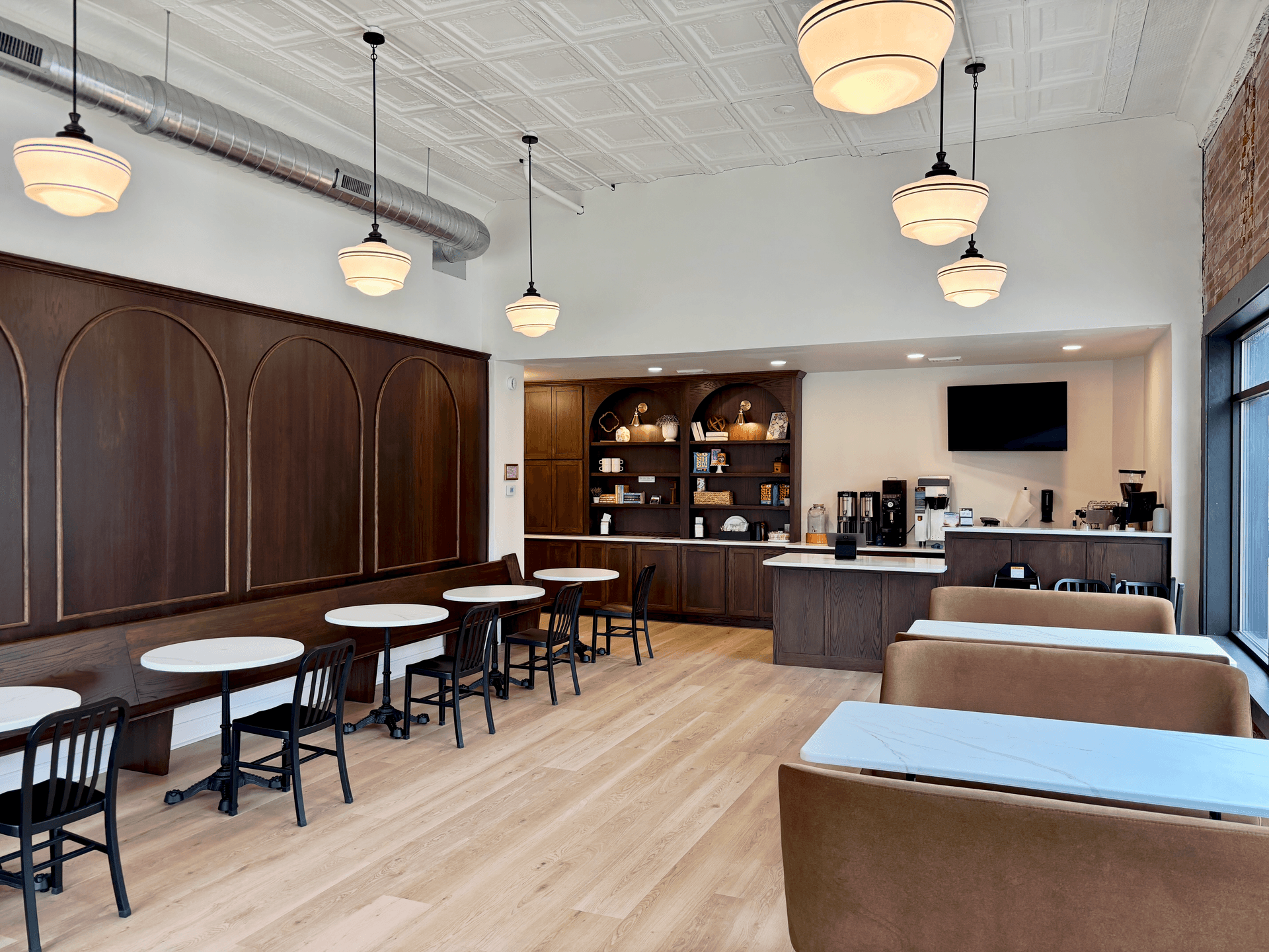 Interior of coffee shop